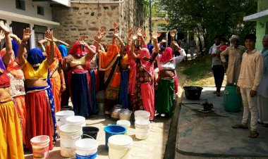 नांगल सालिया के एक मौहल्ले में भारी पेयजल किल्लत के चलते मचा हाहाकार