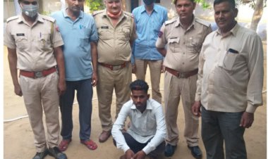 पुलिस ने एक अवैध  कट्टा  सहित एक युवक को किया गिरफ्तार