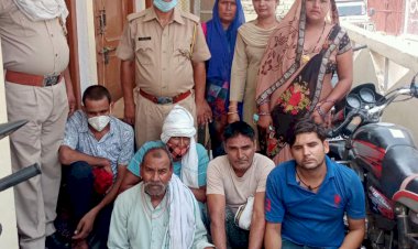 शराब के मामले मे फरार चल रहे 7 मुल्जिम गिरफ्तार