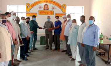 भामाशाहों ने पशु चिकित्सालय भवन के लिए भूमि की दान