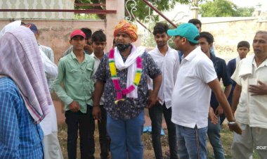 अवधेश बैरवा का टिटपुरी मे बलाई समाज ने किया स्वागत