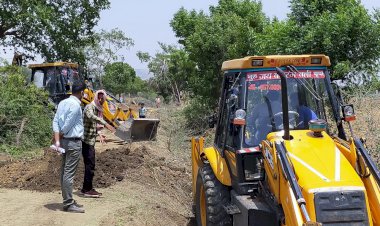 राजगढ़ उपखंड अधिकारी ने रास्ते से हटवाया अतिक्रमण