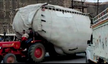 कस्बे की सड़कों पर बेखोफ दौड़ रहे ओवरलोड वाहन, लगता है लम्बा जाम