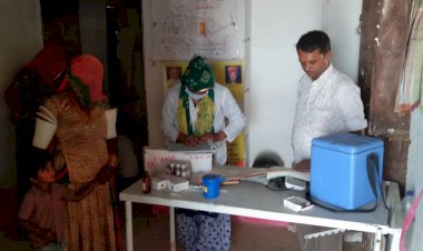 पंचायत समिति सम के प्रधान ने अतिरिक्त उप स्वास्थ्य केंद्र धानेली का किया निरीक्षण