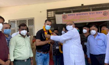 मकराना में डॉक्टर्स-डे पर पौधारोपण कर चिकित्सकों का किया सम्मान