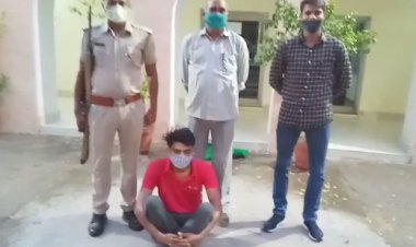 बहरोड़ में एटीएम लूट के प्रयास का मुख्य अभियुक्त गिरफ्तार