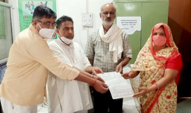 कांवट ग्राम पंचायत ने श्रीकृष्णा गोशाला को दिया भूमि का निशुल्क पट्टा