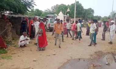 बंजारों के दो पक्षों में हुई लाठी भाटा जंग मे जमकर बरसे पत्थर, विजिलेंस थाने में फेंके दो पैट्रोल बम