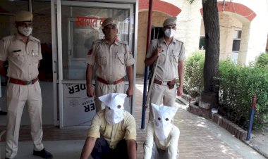 लूट की वारदात के पटौदी गैंग के दो सक्रिय गुर्गों को पुलिस ने किया गिरफ्तार