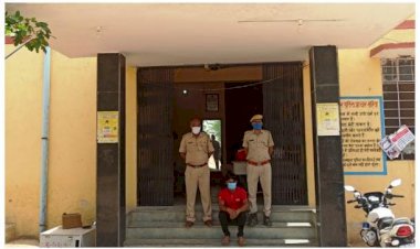 पुलिस नाकाबंदी तोड़कर जानलेवा हमला करने का वांछित गौतस्कर इसताक गिरफ्तार एक 315 बोर देशी कट्टा बरामद