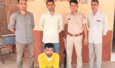पुलिस ने 7 साल से फरार स्थाई वारंटी विरेंद्र गुर्जर को किया गिरफ्तार