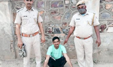 नगर पुलिस ने 20 साल से फरार स्थाई वारंटी रामनिवास गुर्जर को किया गिरफ्तार