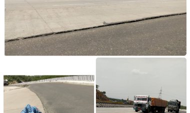 पांसल के निकट नेशनल हाईवे 79 पर हो रहे हादसे, जिम्मेदार कर रहे बड़े हादसे होने इंतजार