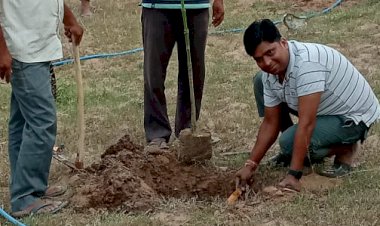 प्रदेश व्यापी पौधारोपण पखवाड़े के तहत किया गया वृक्षारोपण