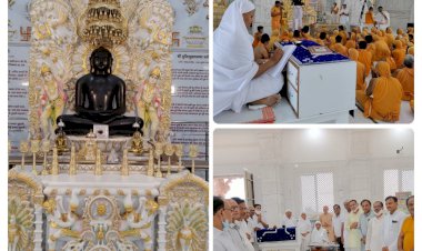 शनि अमावस्या पर स्वस्तिधाम में हुआ महा मस्तकाभिषेक