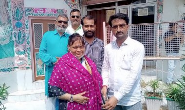 महिला मोर्चा राष्ट्रीय उपाध्यक्ष पूजा कपिल मिश्रा का किया स्वागत