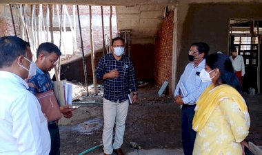 अतिरिक्त जिला कलेक्टर बीना महावर ने सरकारी कॉलेज के भवन का किया निरीक्षण