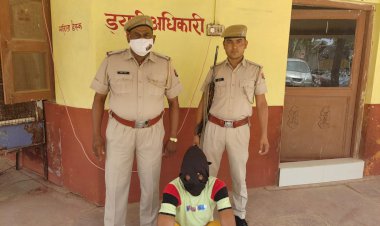 नगर पुलिस ने चोरी में हत्या के प्रयास का वांछित आरोपी को किया गिरफ्तार