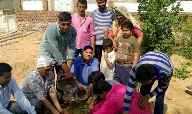 तपती धरती करे पुकार -पेड़ लगाकर करो श्रंगार, रिटायर्ड तहसीलदार ने जन्मदिन पर किया पौधारोपण