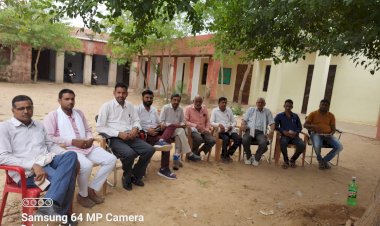 राजस्थान शिक्षक संघ राष्ट्रीय उपशाखा मुंडावर की  बैठक का हुआ आयोजन