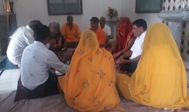 गुप्त नवरात्रा स्थापना पर किया गायत्री यज्ञ