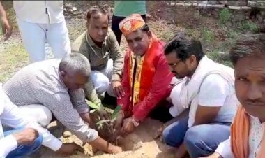 आसींद विधायक ने हरित केलवा अभियान के तहत किया पौधारौपण