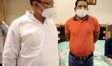 अजमेर शहर की बिगड़ती हुई पेयजल समस्या को लेकर ऊर्जा एवं जलदाय मंत्री बीडी कल्ला से मिले वरिष्ठ युवा नेता व मानव अधिकार परिषद के अध्यक्ष