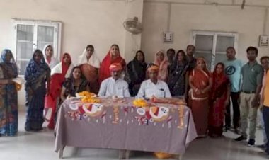 महिला ब्लॉक कांग्रेस कमेटी के नवनियुक्त पदाधिकारियों का स्वागत सम्मान समारोह