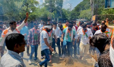 सरकार दलितों व जनता को सुरक्षा देने में विफल रही महामहिम के नाम सौपा ज्ञापन, भाजपा युवा मोर्चा ने कलेक्ट्री पर फूंका गहलोत का पुतला