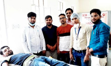सामुदायिक स्वास्थ्य केंद्र गोविंदगढ़ में आयोजित हुआ स्वैच्छिक रक्तदान शिविर, युवाओं में दिखा उत्साह