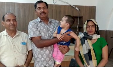 अनाथलय से गोद ले बच्ची चारुल का मनाया जन्मदिन