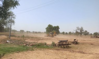 युवाओं के सपने होंगे साकार, ढीस विद्यालय के खेल मैदान की साढ़े तीन बीघा जमीन से प्रधानाध्यापक ने समझाइश कर हटवाया अतिक्रमण