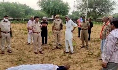 मामा के घर आए युवक का पेड़ पर लटका शव, बहरोड के जखराना गांव में मचा हड़कम्प