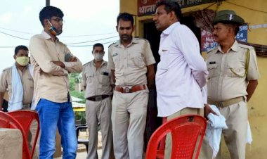 ऑवरलोडिग व अवैध खनन रोकने के लिए अमरूका मे लगाई चौकी