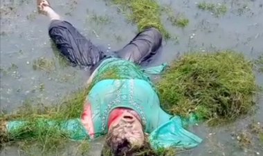 बारैठा बांध में मिला महिला का शव पहचान में जुटी पुलिस, लोगो में हत्या की आंशका की चर्चाऐ