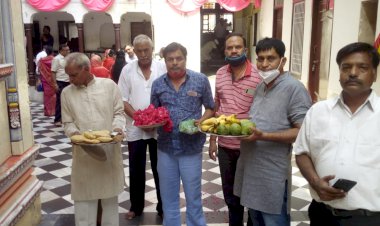 मां शाकंभरी के दरबार में गुप्त नवरात्रा के समापन पर भक्तों ने लगाई धोक