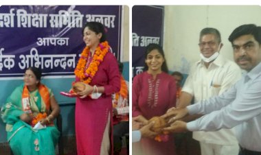 विद्या भारती की पूर्वछात्रा सृष्टि जैन का आरएएस में चयन पर किया सम्मान