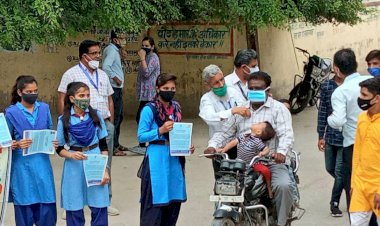 स्काउट व गाइड ने रैली निकाल कोरोना के प्रति किया जागरूक