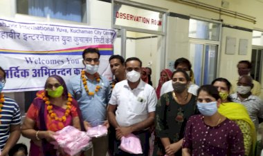 पूर्व सरपंच जैन की स्मृति में परिवारजनों ने युवा केन्द्र के साथ किए सेवा कार्य