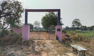 संतोष देवी चैरिटेबल ट्रस्ट जखराना ने कराया बिजोरावास के मोक्ष धाम का जीर्णोद्धार कार्य