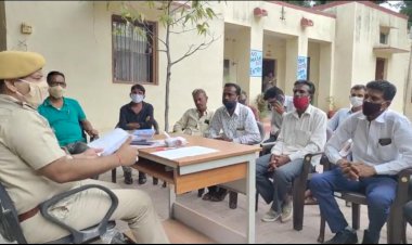 तखतगढ़ थाना क्षेत्र में आगामी त्योहारों को लेकर ग्राम रक्षकों की ली बैठक