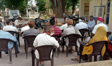 तखतगढ़ थाने में सीएलजी व शांति समिति के सदस्यों की बैठक हुई आयोजित