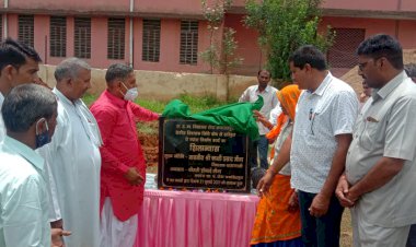 विधायक ने किया टोड़ा जयसिंहपुरा गांव के विद्यालय में कक्षा कक्षों का शिलान्यास