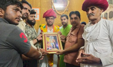 भाजयुमो के प्रदेशाध्यक्ष का युवा मोर्चा के कार्यकर्ताओं ने किया स्वागत