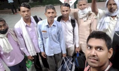 सोमनाथ धाम यात्रा के लिए श्रद्धालुओं का जत्था रवाना