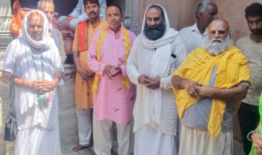 आंदोलनकारियों ने कांति यात्रा के लिए आदिबद्री व कनकाचल पर्वत से लगे गांवो में किया जनसंपर्क