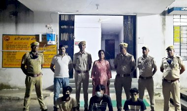 युवक के साथ मारपीट कर चौराहे पर घायलावस्था में डालने के मामले में तीन आरोपी गिरफ्तार