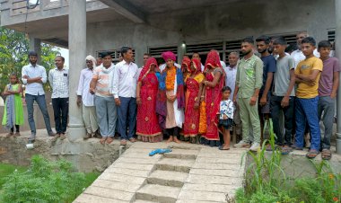 आरएएस में चयन होने पर सीमा मीणा का ग्रामीणों ने किया भव्य स्वागत