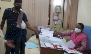 पांसल के ग्रामीणों ने नेशनल हाईवे पर पुलिया को सही करने और सर्विस लाइन बनाने को लेकर जिला कलेक्टर को सौपा ज्ञापन