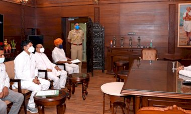 पूर्व सांसद व भाजपा नेताओ ने राज्यपाल को सौंपा ज्ञापन